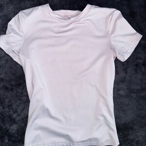 Light Pink Short Sleeve Top